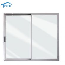 NFRC别墅和酒店用黑色铝合金室内外设计推拉门