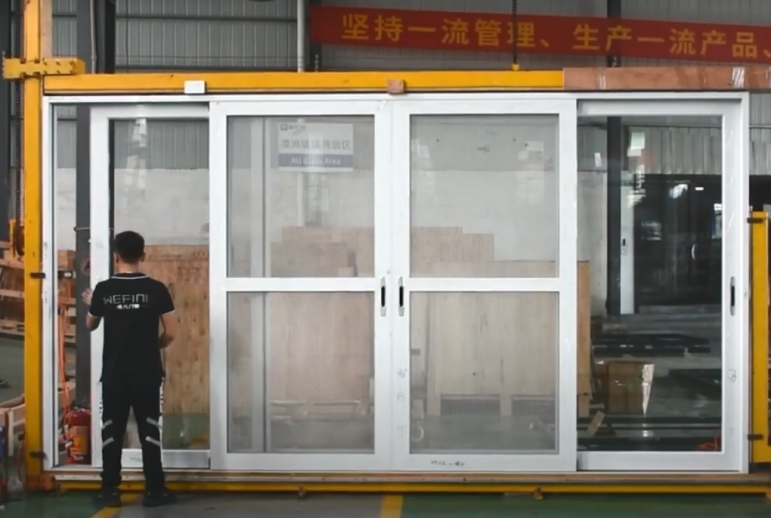 白色流行款式推拉门