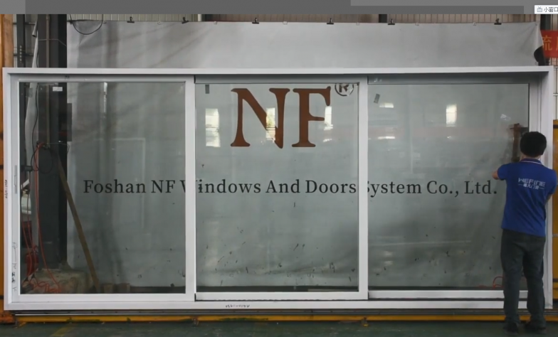 定制设计大尺寸玻璃推拉门